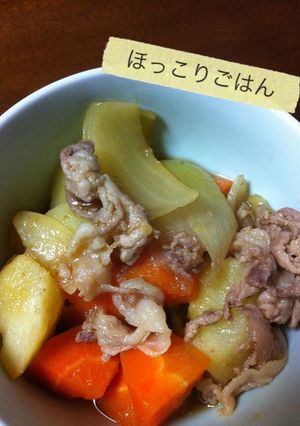 圧力鍋で簡単肉じゃが-レシピのメイン写真