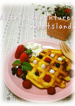 * ハニー ❤ ベルギーワッフル♪-レシピのメイン写真