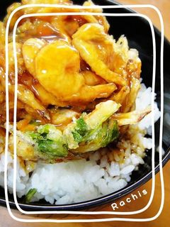 あんかけ♡かき揚げ丼-レシピのメイン写真