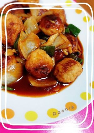 肉団子と野菜のケチャップソース-レシピのメイン写真