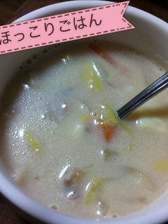 しっかり味の豆乳スープ-レシピのメイン写真