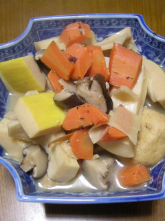 筍と春人参とがんものあっさり煮-レシピのメイン写真