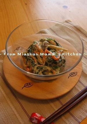 麺つゆ＆絹ごし豆腐で簡単♪なめらか白和え-レシピのメイン写真