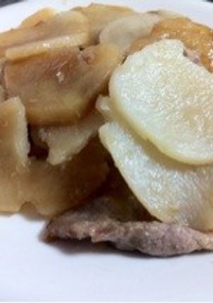 レンジで簡単ジャガ豚重ね蒸し☆-レシピのメイン写真