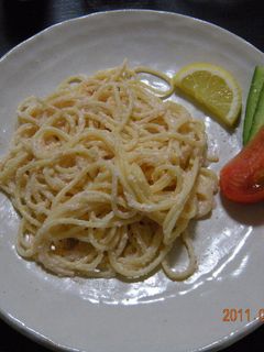 たらこクリームパスタ-レシピのメイン写真