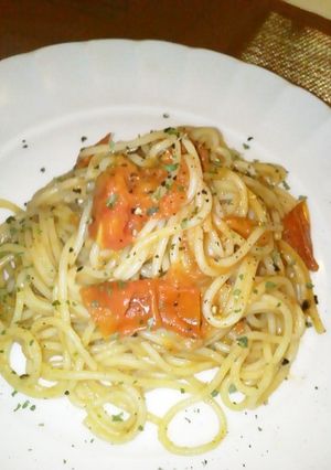 簡単フルーツトマトパスタ-レシピのメイン写真