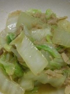 白菜とシーチキンの蒸し煮-レシピのメイン写真