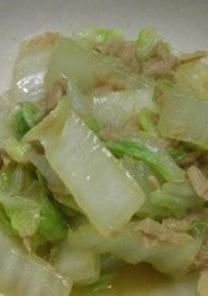 白菜とシーチキンの蒸し煮-レシピのメイン写真