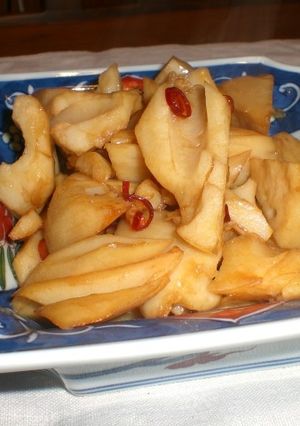 簡単☆たたきれんこんの麺つゆ漬け☆-レシピのメイン写真