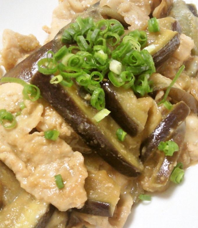 ご飯が進む♪茄子と豚肉の味噌チーズ炒め-レシピのメイン写真