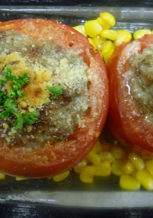 なめらかトマトハンバーグ♪-レシピのメイン写真