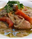 ホットです！ラムタングリーンカレー