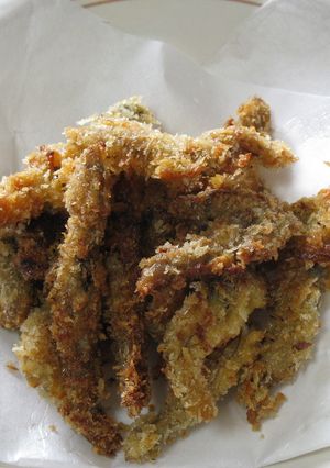 味噌煮マテ貝のフライピラミッド-レシピのメイン写真