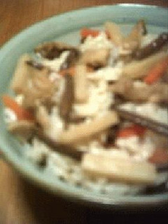 タケノコ+ぜんまいの炊き込みご飯-レシピのメイン写真