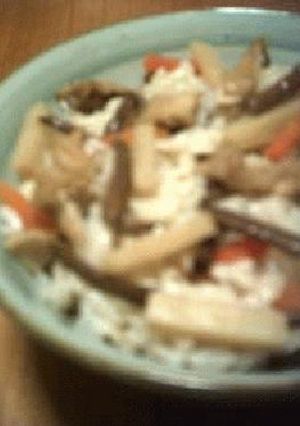 タケノコ＋ぜんまいの炊き込みご飯-レシピのメイン写真