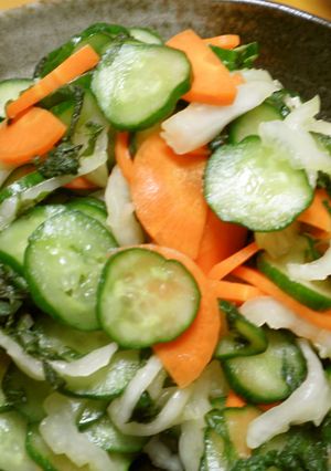 色々野菜のさっぱりりんご酢漬け-レシピのメイン写真