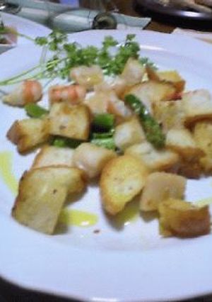 フランスパンと野菜のガーリックバター-レシピのメイン写真