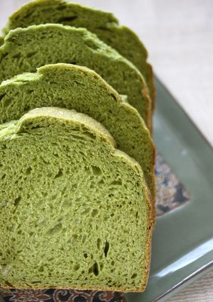 HBで自家製酵母食パン(抹茶)-レシピのメイン写真