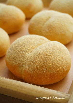 手捏ね☆はちみつ豆乳きなこパン-レシピのメイン写真