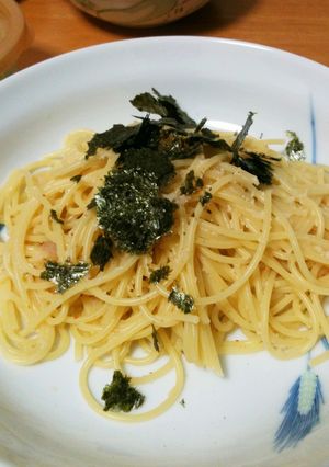 材料3つだけ！たらこスパ-レシピのメイン写真