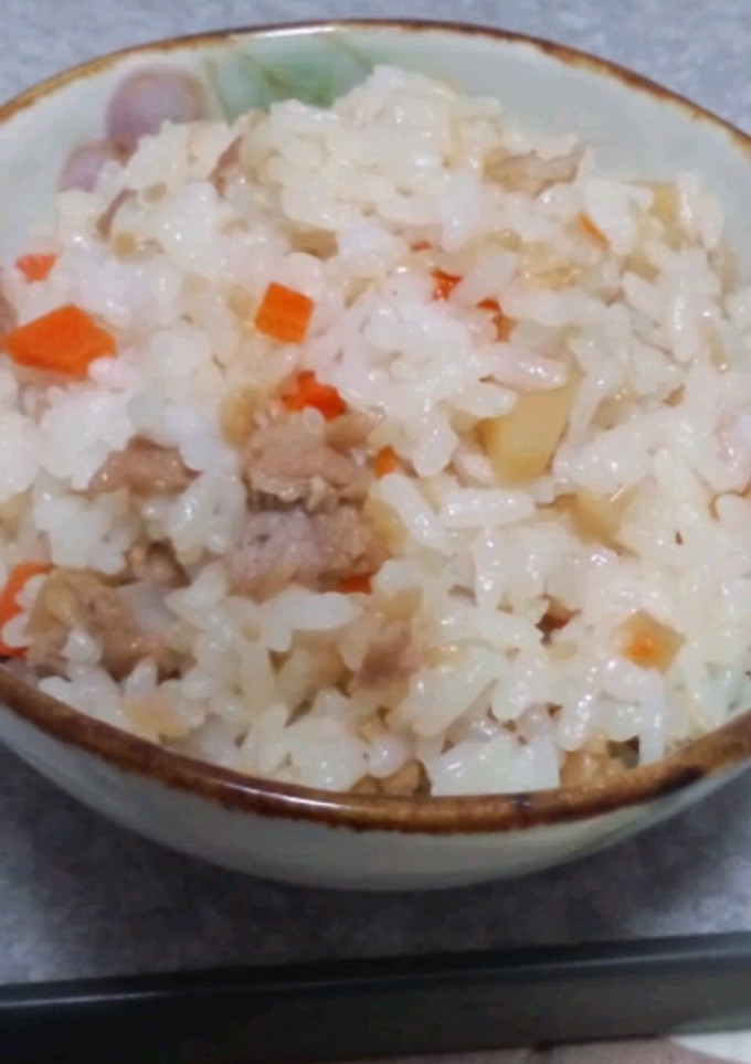 簡単☆しっとり美味しい筍の混ぜご飯♪-レシピのメイン写真