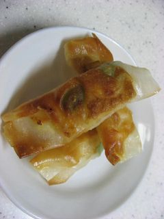 たけのこと枝豆の揚げ焼きワンタン-レシピのメイン写真