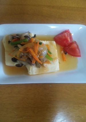 豆腐のたっぷり野菜あんかけ-レシピのメイン写真
