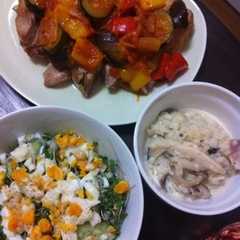 รูปของ 若鶏香草焼き〜南仏野菜のラタトゥイユのせ