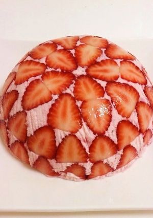 練乳いちごムース-レシピのメイン写真