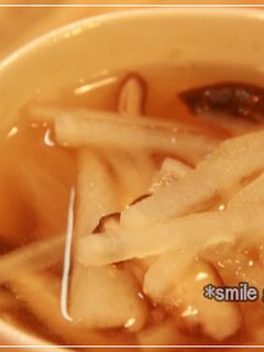 大根としいたけのぽかぽかスープ-レシピのメイン写真