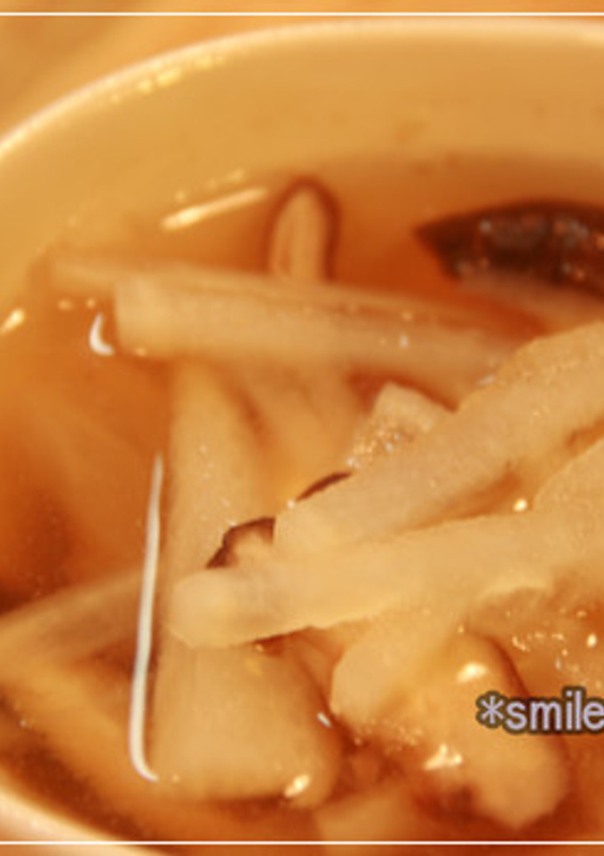 大根としいたけのぽかぽかスープ-レシピのメイン写真