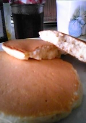 いつものホットケーキに押麦プラス＋-レシピのメイン写真