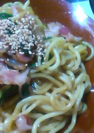 秘伝のタレを使った　照り焼きそば！-レシピのメイン写真