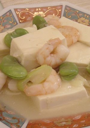 豆腐と小エビの中華風煮物-レシピのメイン写真