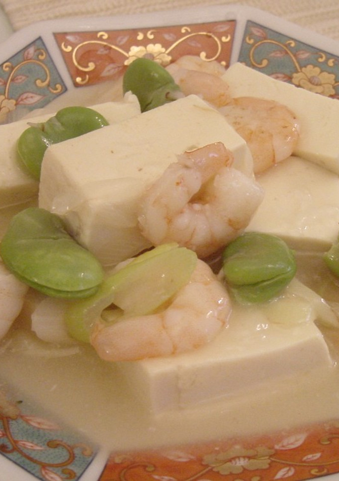 豆腐と小エビの中華風煮物-レシピのメイン写真