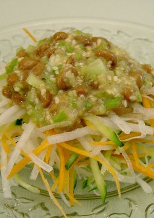 ねぎみそ納豆サラダ-レシピのメイン写真