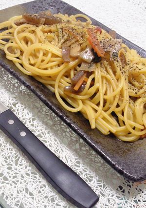 ★余ったきんぴらでバター醤油パスタ★-レシピのメイン写真
