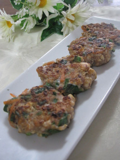 いかと豆腐の節約ハンバーグ-レシピのメイン写真