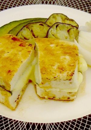 豆腐のチーズステーキ夏野菜添え-レシピのメイン写真