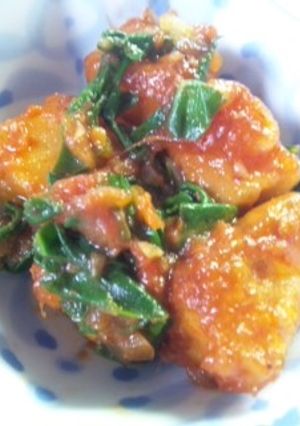 高野豆腐のチリソース合え-レシピのメイン写真