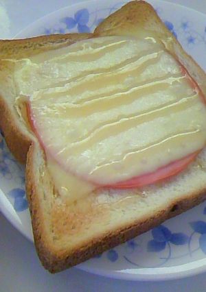 あま〜い!!ハムチーズトースト♥-レシピのメイン写真