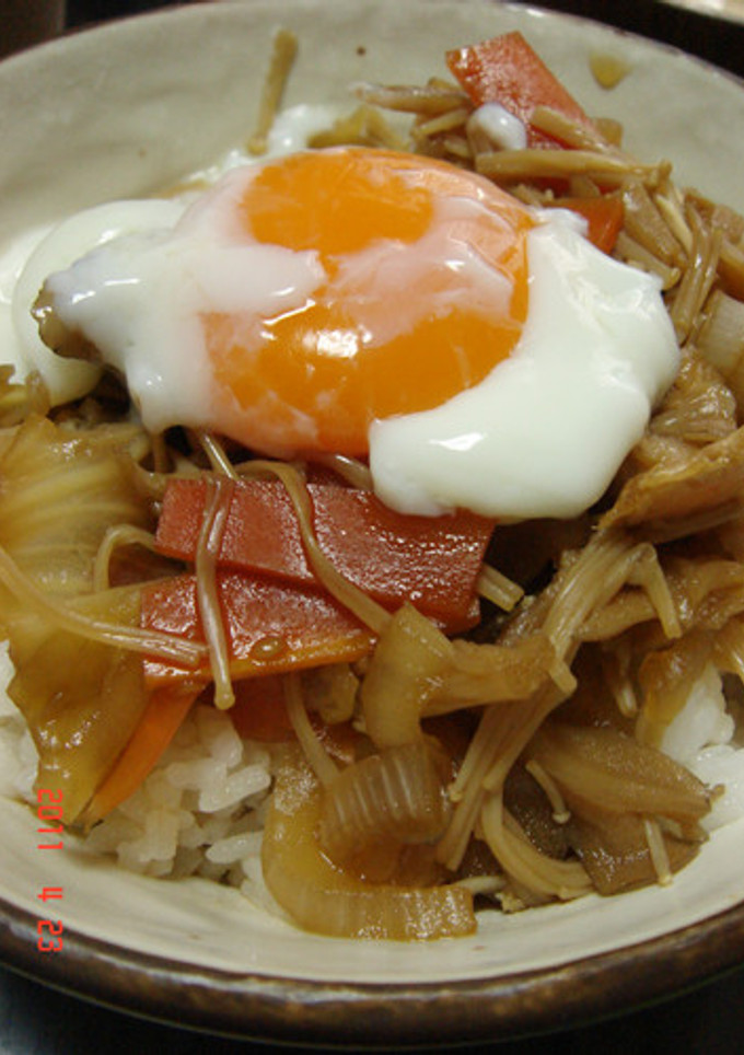 ★高野豆腐ときのこと野菜のすき焼き丼★-レシピのメイン写真