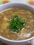 食べるスープ「味覇で具沢山の酸辣湯」