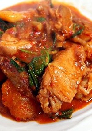 タッポクムタン-鶏肉の韓国風肉じゃが-レシピのメイン写真