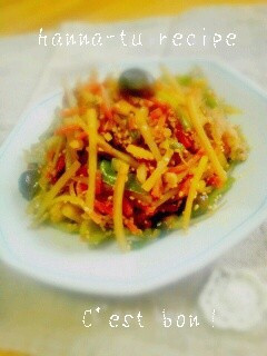 残り野菜de牛肉のきんぴらー-レシピのメイン写真