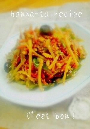 残り野菜de牛肉のきんぴらー-レシピのメイン写真