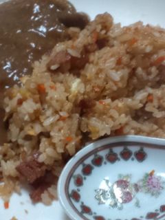 残ったカレーで簡単★一味違うチャーハン-レシピのメイン写真