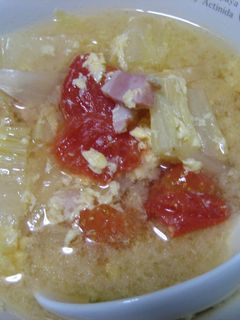 あったか~☆白菜とトマトのスープ-レシピのメイン写真