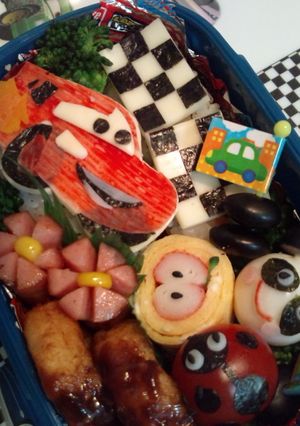 男の子が大好き☆マックイーンでお弁当-レシピのメイン写真