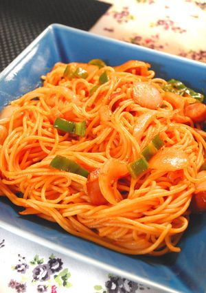 初心者でも簡単！スパゲティナポリタン-レシピのメイン写真